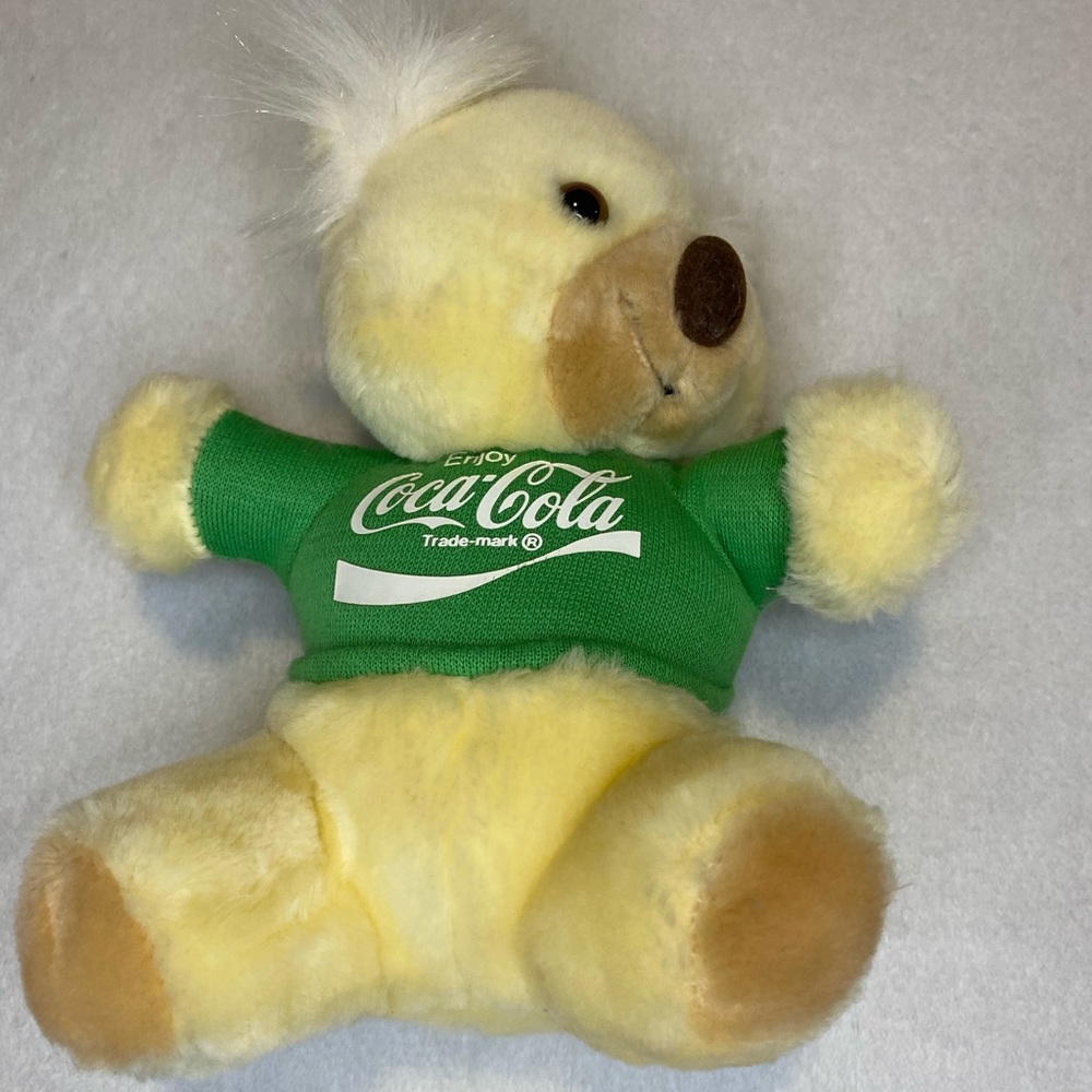 Vintage Coca-Cola stuffed bear